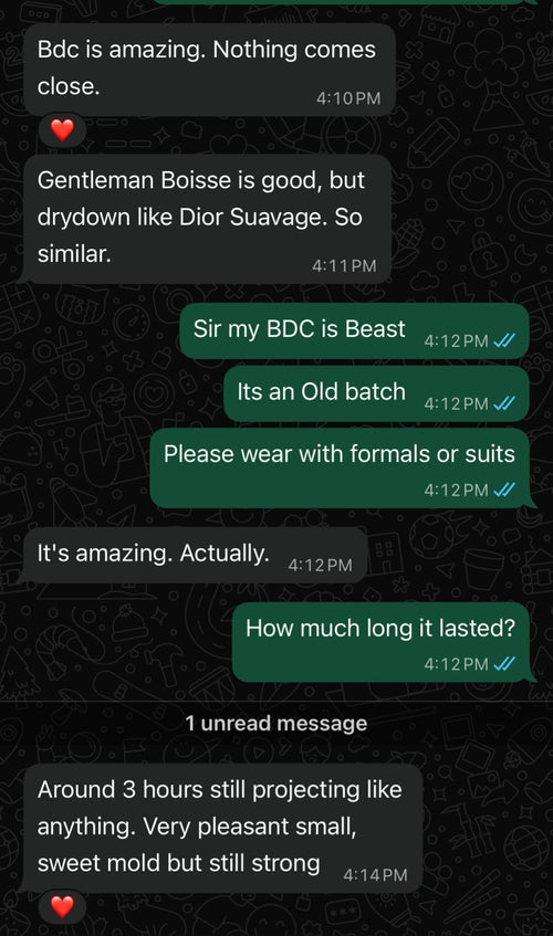 Customer feedback screenshot 2