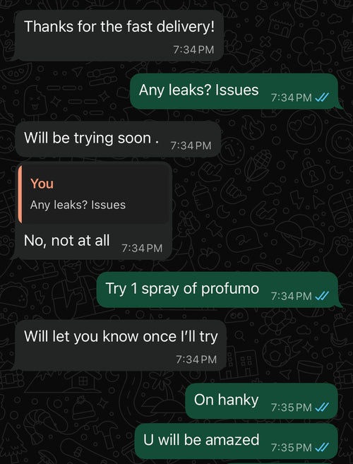 Customer feedback screenshot 4
