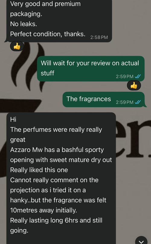 Customer feedback screenshot 15