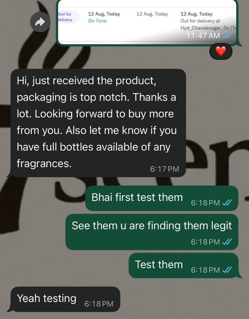 Customer feedback screenshot 19